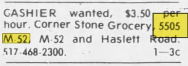 Cornerstone Grocery - Jan 16 1980 Help Wanted